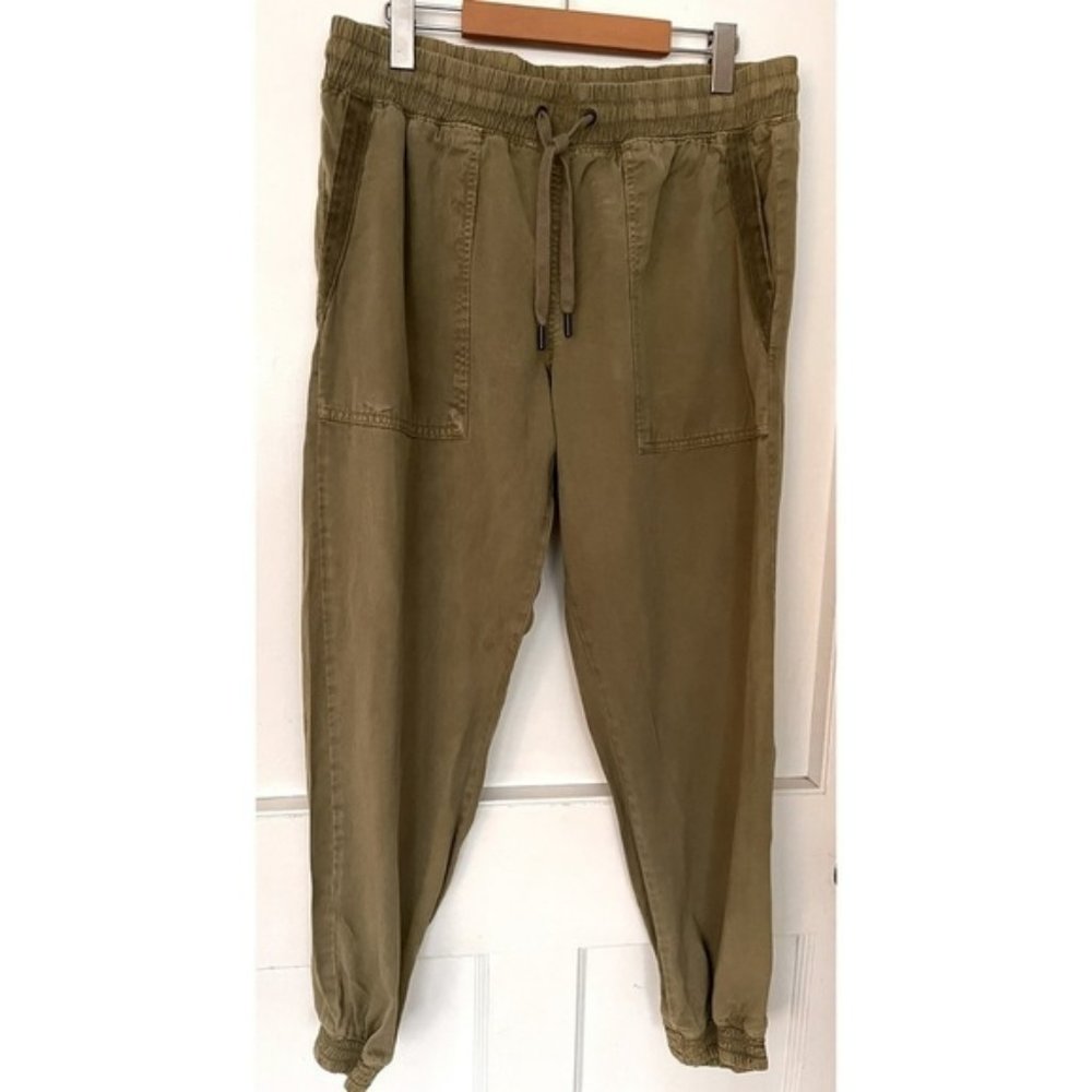 Zara Army Green Balloon Pants with Elasticized  Bottoms